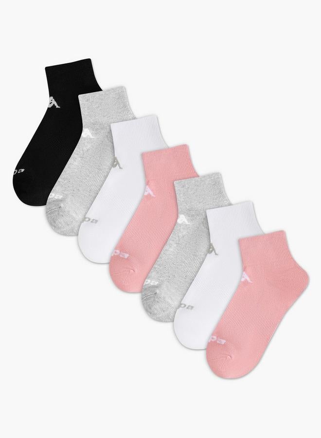 Kappa Pack Of 7 Ankle Length Cotton Sports Socks - Image 1